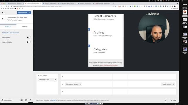 WordPress Blog erstellen (Astra & Elementor) - 2021 - XXL Tutorial für Anfänger [Deutsch|German] смотреть онлайн