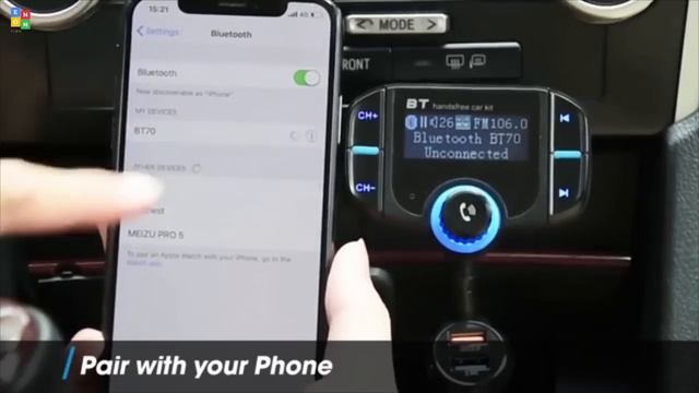 Top 10: Best Bluetooth Fm Transmitters For Cars Of 2018 / 10 Best Bluetooth Car Adapters