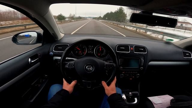2010 Volkswagen Golf VI 1.6 TDI 105 Hp POV Test Drive @DRIVEWAVE1 смотреть онлайн