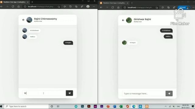 Realtime chatt app using PhP, MySQl, CSS and HTML смотреть онлайн