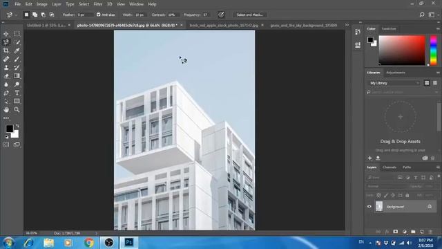 Selections Part 2 - Adobe Photoshop CC 2018 Complete Course in Urdu / Hindi - Class 4 смотреть онлайн