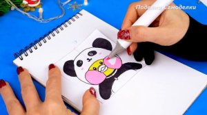 Уточка ЛАЛАФАНФАН бесконечный антистресс - трансформер из бумаги Diy Lalafanfan + РОЗЫГРЫШ