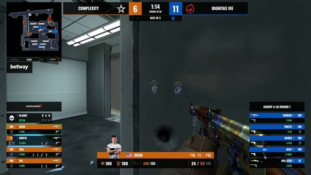 Dignitas vs Complexity (Train) - cs_summit 7: Group Stage - Game 2 смотреть онлайн