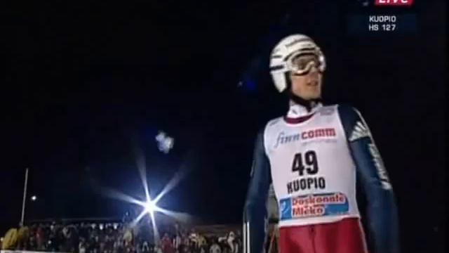 Simon Ammann 119,5m Kuopio 2009 смотреть онлайн