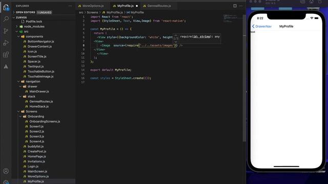 React Native Profile Screen | React Native Profile UI ⭕? смотреть онлайн