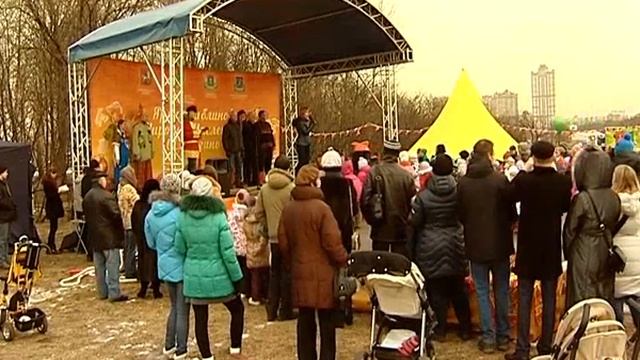 Масленица в районах Митино, Строгино и Щукино/01.03.2014 смотреть онлайн