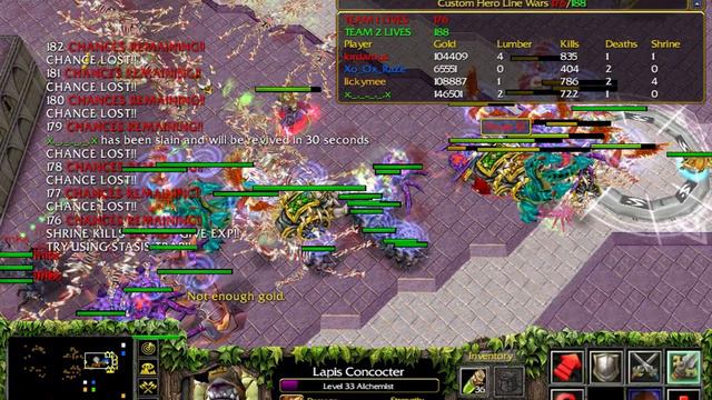 Warcraft 3 | Custom hero line wars 1.61c #7, 5 million Damage, is it possible? смотреть онлайн