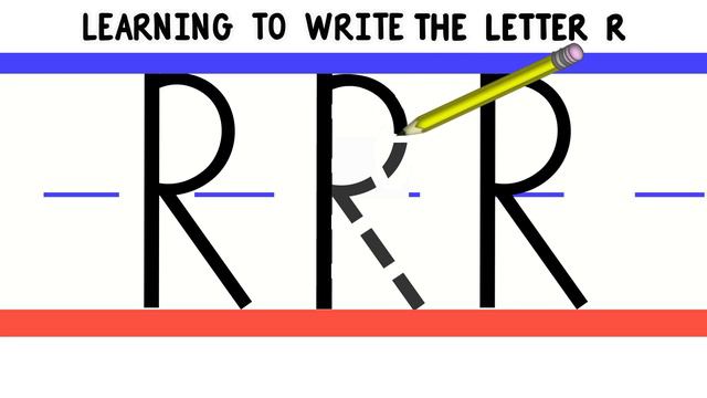 Write the Letter R - ABC Writing for Kids - Alphabet Handwriting by 123ABCtv смотреть онлайн