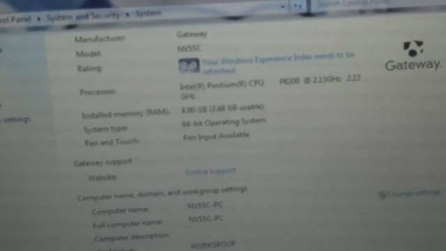 Gateway NV55C Laptop/Notebook Review смотреть онлайн