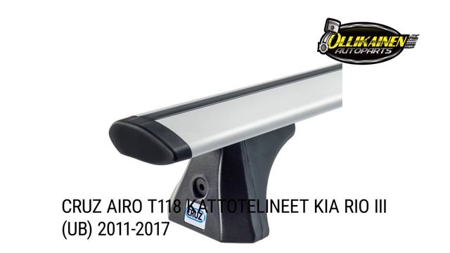 CRUZ Airo T118 kattotelineet Kia Rio III (UB) 2011-2017 смотреть онлайн