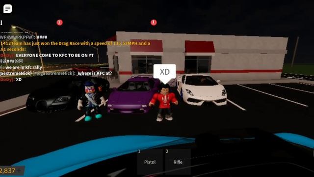 KFC car meet Roblox Wayfort Beta смотреть онлайн