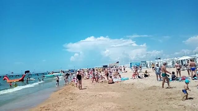 🇷🇺ВИТЯЗЕВО 🐬Температура воды и цены на пляже ⛲АНАПА 2022 смотреть онлайн
