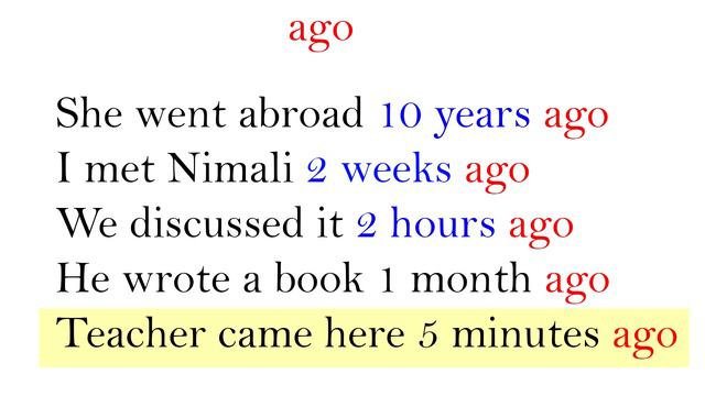 Ago vs Before | Learn English in sinhala смотреть онлайн