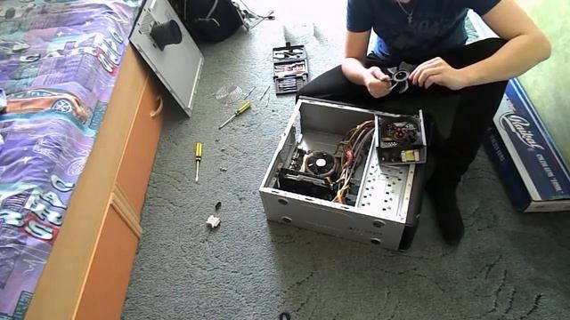 Ремонт кулера блока-питания. смотреть онлайн