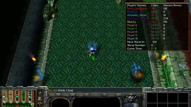 War3 SS Night280 Game 2 Part 1/2 (Pokemon Defense) смотреть онлайн