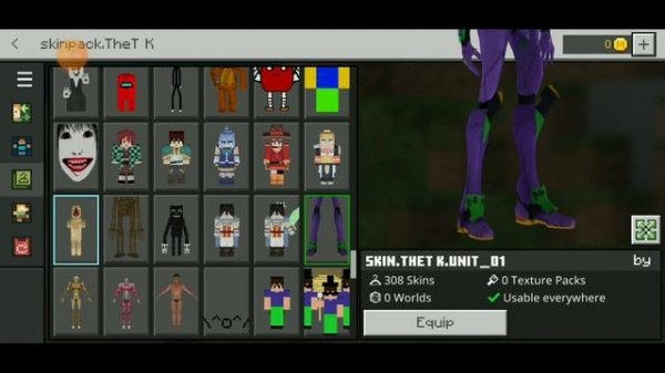 SKIN PACK 4d§5d MINECRAFT WINDOWS AND IOS #minecraft