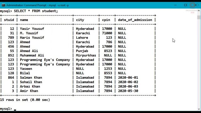 ORDER BY RAND in SQL | Lecture 64 | Hindi / Urdu | Programming Eye смотреть онлайн