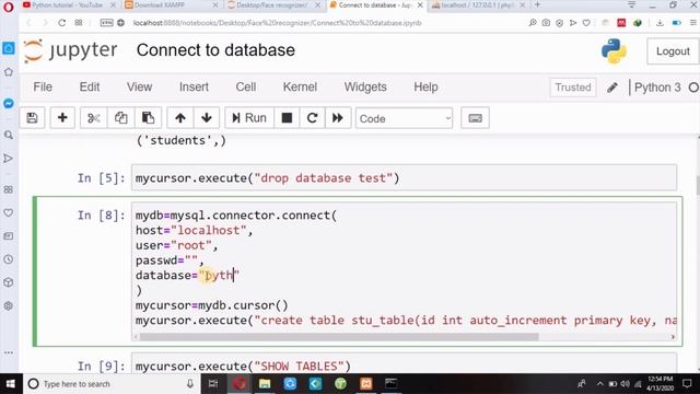 How can we connect python with mysql database | Python tutorial | Connect to the database смотреть онлайн