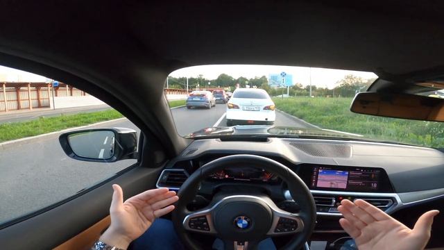 POV тест-драйв BMW 330d G20 xDrive смотреть онлайн
