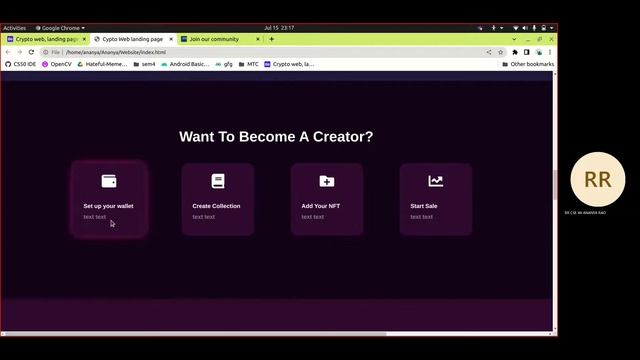 Crypto Landing Page смотреть онлайн