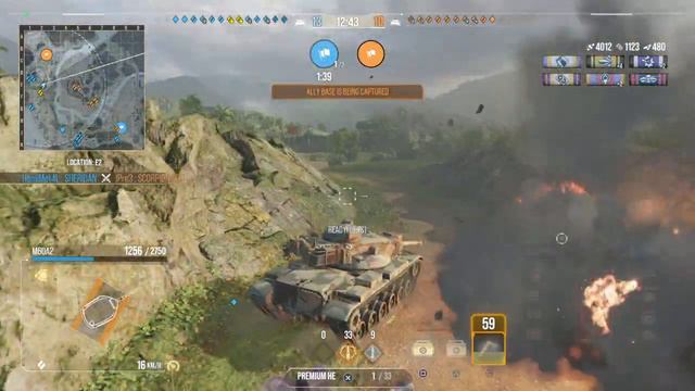 World of Tanks cold war /M60A2 смотреть онлайн