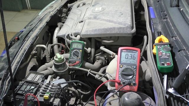 SEAT IBIZA УТЕЧКА ТОКА + ПЕРВЫЙ ЗАПУСК ВАСЯ ДИАГНОСТ 19,6 смотреть онлайн