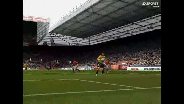 Manchester United Vs Liverpool FC / FIFA 05 Gamelpay ( No Commentary)