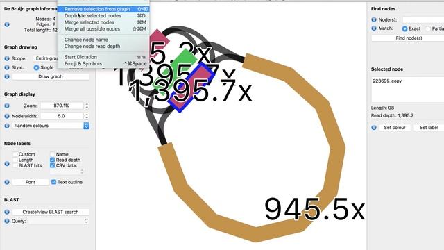 How to use Bandage for visualizing and editing the FASTG files смотреть онлайн