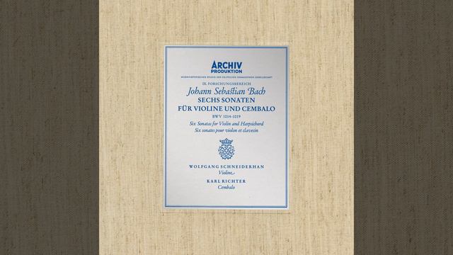 J.S. Bach: Sonata for Violin and Harpsichord No. 3 in E, BWV 1016 - 2. Allegro смотреть онлайн