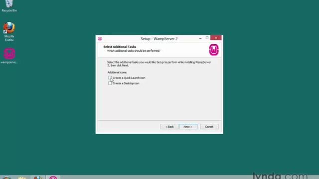[Lynda.com] PHP & MySQL - Установка на Windows - 17 - Установка WampServer смотреть онлайн