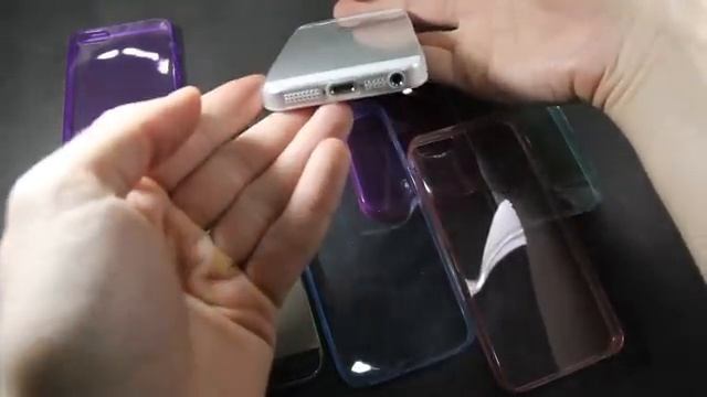 Ультратонкий силиконовый прозрачный чехол для iPhone 5 / 5s смотреть онлайн