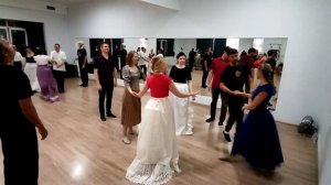 Кадриль Парижские вариации, фигуры 1-5 (учебное видео с класса). Сообщество Assemblés (Ассамбле)