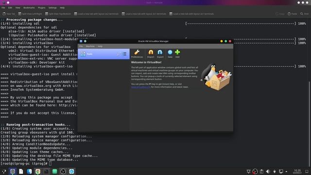 Install Oracle Virtual Box on Arch Linux or endeavourOS смотреть онлайн