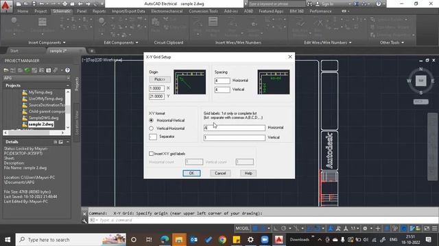 AutoCAD Electrical - Referencing - XY Grid setup.(Hindi) смотреть онлайн