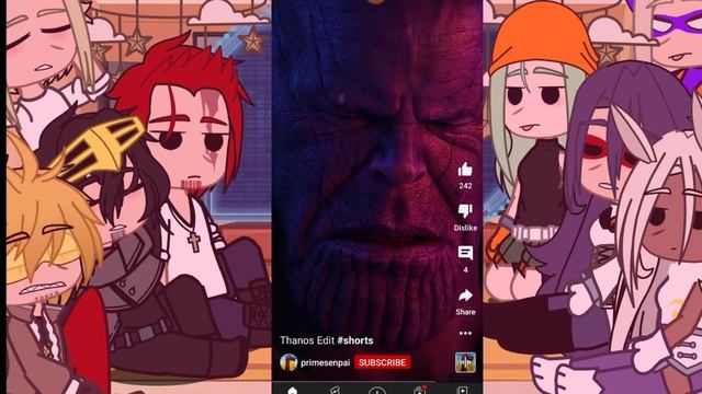 Pro heros react to avengers|Finale| смотреть онлайн