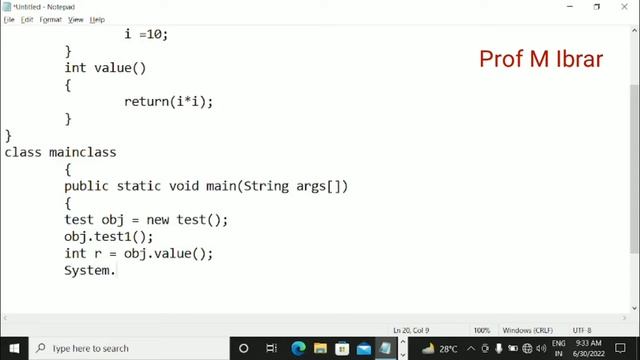 How to access members of class in Java || use of Object смотреть онлайн