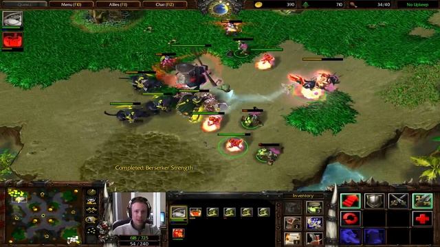 Warcraft 3 - Burrow Rush #2 (1v1 #88) смотреть онлайн