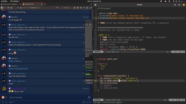 Exploring Command Line Oauth2 and Restream.io API #golang #coding #livestream смотреть онлайн