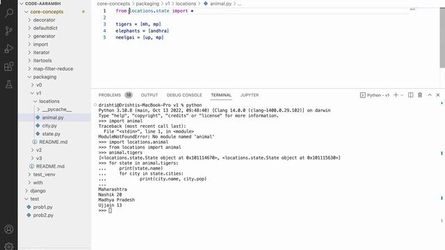 Packages, Subpackages and Modules in Python (Hindi) смотреть онлайн