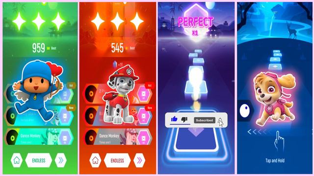 Pocoyo 🆚 Paw Patrol Marshall 🆚 Paw Patrol Rubble 🆚 Paw Patrol Skye 🆚 WHO WINS? смотреть онлайн