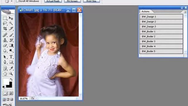 Photoshop CS2 Phan 9 Bai 4 Huong dan phan mem thiet ke border tu dong смотреть онлайн