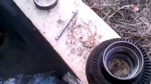 замена заднего подшибника и стояночного троса в кия карнивал