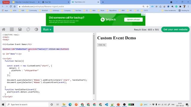 Custom Event in JavaScript | JavaScript for #Salesforce Developers #SFDCPanther | AMIT SINGH смотреть онлайн