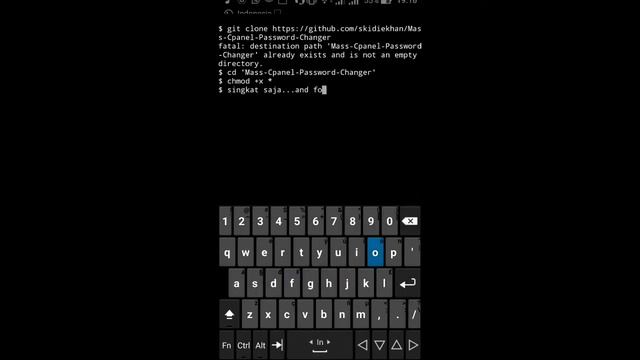 Mass-Cpanel-Password-Changer
on Termux смотреть онлайн