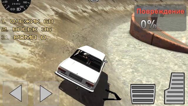 Обзор на игру Real car destruction derby смотреть онлайн