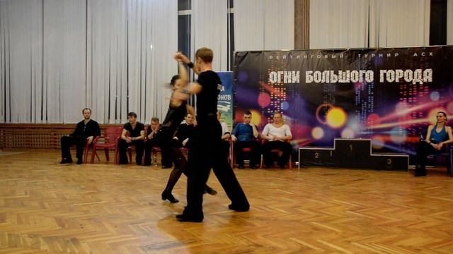 Хастл, Огни большого города 2019, ДнД Main, финал, Смирнов Михаил и Бродецкая Анастасия, slow смотреть онлайн