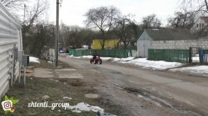 Подключение переднего адаптера АМ-4 к мотоблоку, Тест драйв