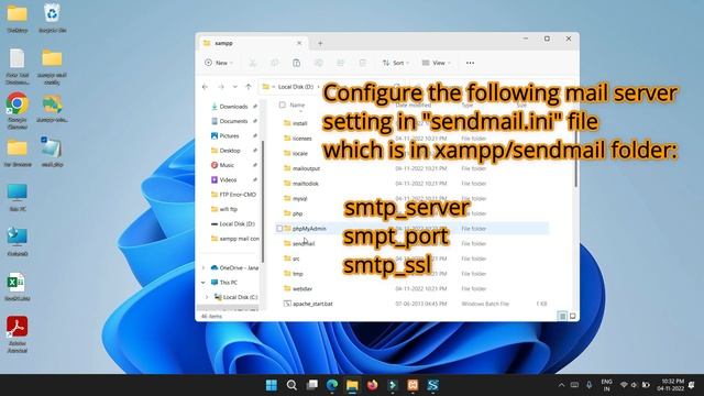 How to configure xampp to send mail from php #PHP #XAMPP #techiezero смотреть онлайн