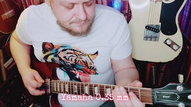 Влияние медиаторов на звук гитары?! Сравнение и тест медиаторов разной толщины. смотреть онлайн
