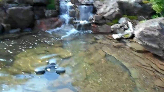 Искусственный Водоем С альпийской Горкой И водопадом. Garden decorative small pond. landscape desig смотреть онлайн
